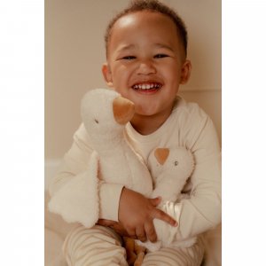 Peluche oie - newborn - 25 cm Little dutch