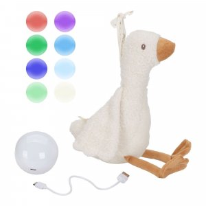 Peluche musicale et lumineuse oie - newborn Little dutch