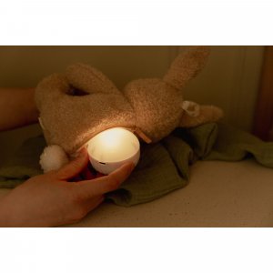 Peluche musicale et lumineuse lapin - newborn Little dutch