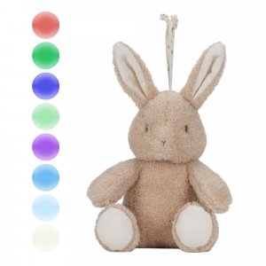 Peluche musicale et lumineuse lapin - newborn Little dutch
