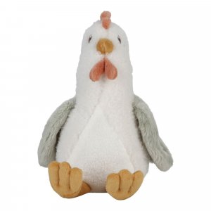 Peluche poule - little farm - 17 cm Little dutch