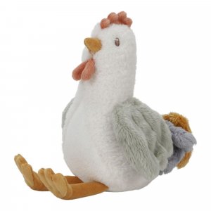 Peluche poule - little farm - 17 cm Little dutch