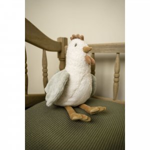 Peluche poule - little farm - 17 cm Little dutch