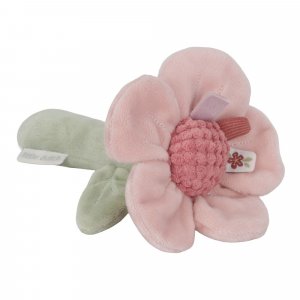 Hochet peluche fleur - fairy garden Little dutch