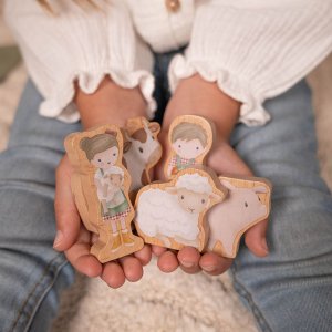 Circuit de train en bois fsc - little farm Little dutch