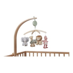 Mobile musical en bois - safari friends Little dutch