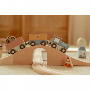 Circuit de train xxl en bois fsc Little dutch