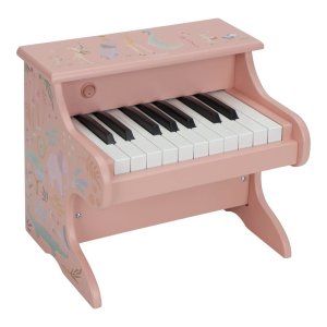 Piano en bois rose - safari friends Little dutch