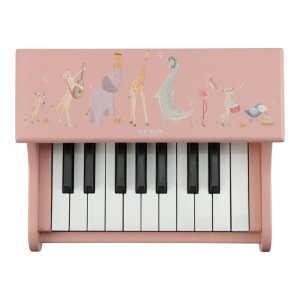 Piano en bois rose - safari friends Little dutch