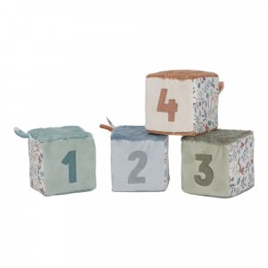 Lot de 4 cubes d'activités en tissu forest friends Little dutch
