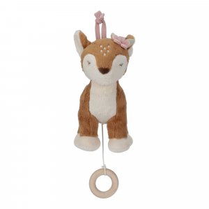 Peluche musicale à suspendre faon - fairy garden Little dutch