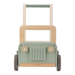 Chariot voiture de safari en bois - vert Little dutch