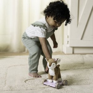 Peluche à tirer faon fsc - fairy garden Little dutch