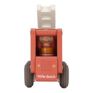 Camion de pompiers 1er âge en bois fsc Little dutch