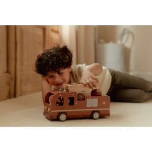 Camion de pompiers et accessoires en bois fsc Little dutch