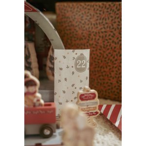 Calendrier de l'avent avec circuit de train fsc Little dutch