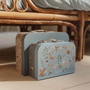Lot de 2 valisettes fsc - forest friends Little dutch