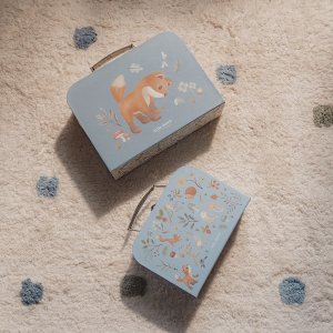 Lot de 2 valisettes fsc - forest friends Little dutch