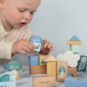 Blocs de construction en bois fsc - forest friends Little dutch