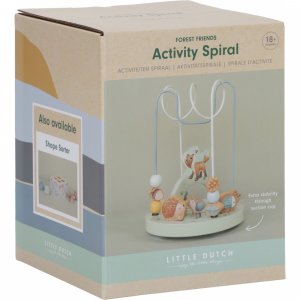 Boulier spirale renard en bois fsc - forest friends Little dutch