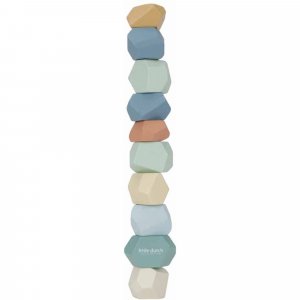 Pierres à bascule en bois fsc - forest friends Little dutch