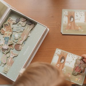 Puzzle magnétique fsc - forest friends Little dutch