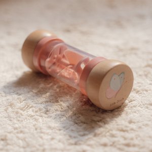 Hochet de pluie en bois fsc - fairy garden Little dutch