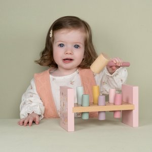 Banc à marteler en bois fsc - fairy garden Little dutch