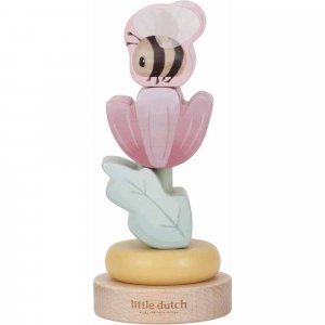 Coffret 3 jeux d'éveil en bois fsc - fairy garden Little dutch