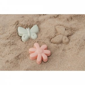 Set de 3 petits jouets de plage flowers & butterflies Little dutch