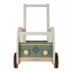Chariot van en bois fsc - vintage Little dutch