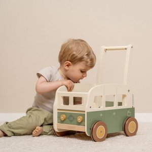Chariot van en bois fsc - vintage Little dutch