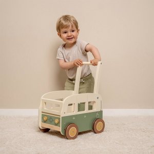 Chariot van en bois fsc - vintage Little dutch