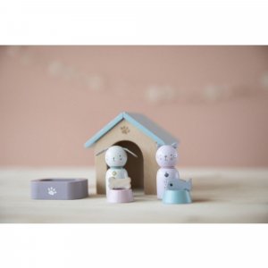 Maison de poupée en bois animaux domestiques Little dutch