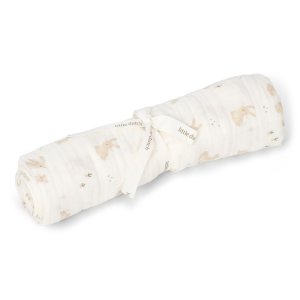 Langes xl en gaze de coton - baby bunny - 120 x 120 cm Little dutch
