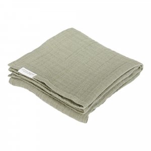 Langes xl en gaze de coton - pure olive Little dutch