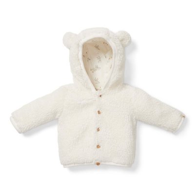 Gilet bébé teddy off white taille 62