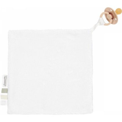 Doudou attache-tétine en gaze de coton - little farm