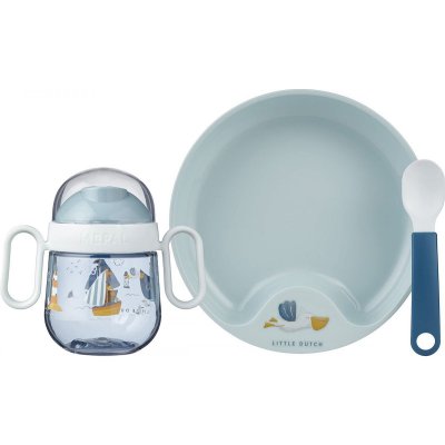 LITTLE DUTCH Coffret repas bébé mio 3 pièces - sailors bay