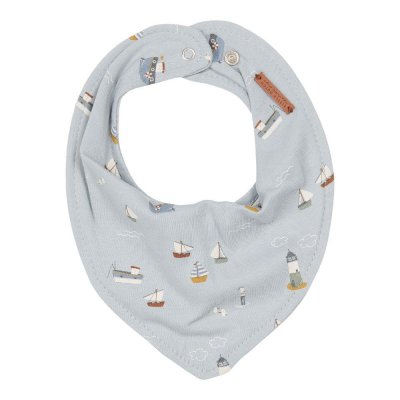 LITTLE DUTCH Bavoir bandana sailors bay blue