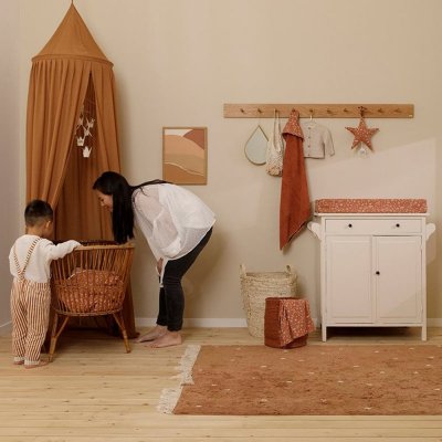 Ciel de lit bébé pure 240 cm rust