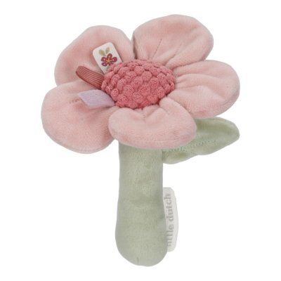 Hochet peluche fleur - fairy garden