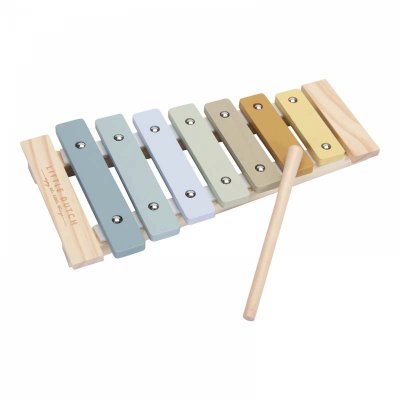 LITTLE DUTCH Xylophone en bois blue