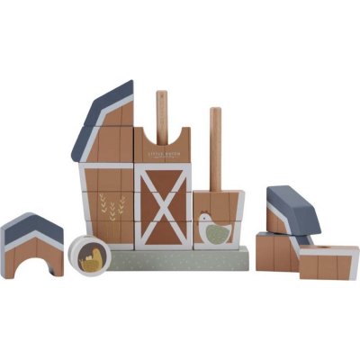 Ferme à empiler en bois fsc - little farm