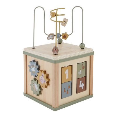 Cube d'activités en bois fsc little farm
