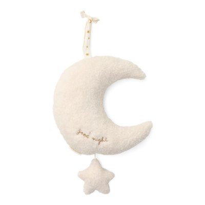 Peluche musicale à suspendre lune et étoile - newborn