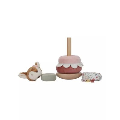 Faon à empiler doudou et bois fsc - fairy garden