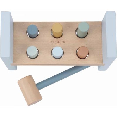 Banc à marteler en bois fsc - forest friends