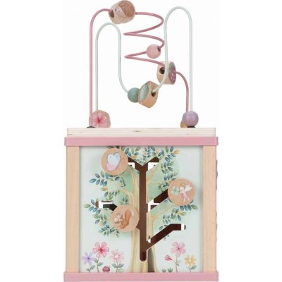 Cube d'activités en bois fsc - fairy garden