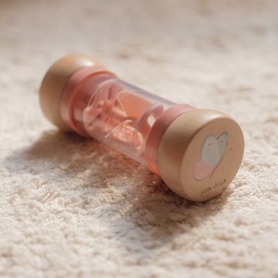 Hochet de pluie en bois fsc - fairy garden